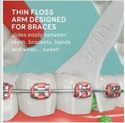 Grin Oral Care Dental Floss Picks For Braces  Unflavored  60 Count