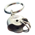 Vintage Circa 1980 s Univ Of Georgia Bulldogs 3d Metal Football Helmet Key Chain