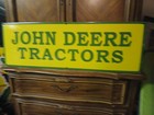 Vintage John Deere Porcelain Sign Old 36  Farming Tractor Dealer Sales Service
