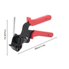 Stainless Steel Zip Ties Gun Heavy Duty Outdoor Fastening Cable Tie Tool 