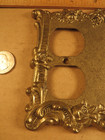 Vintage Edmar  60 Td Ornate Switch Plate   Outlet Cover