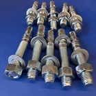 3 4  X 5-1 2  Wedge Anchor Zinc Plated  box Of 10 