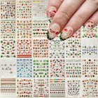 30 Pcs Nail Sticker 3d Self- Adhesive Nail Decals With Cute Penguin Christmas