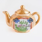 Ceramic Childs Tea Set 7 Various Pieces Hand Painted Lusterware Mij Vtg  2