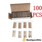 100pc Razor Blades Single Edge Extra Sharp Heat Treated Safety Knife Scrapers