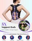 Adjustable Posture Corrector Upper Back Support Brace Premium Pain Relief Adults