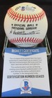 Juan Marichal Signed Nl Baseball - Beckett Bas