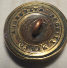 Confederate Missouri Civil War Officers Coat Button   Scovill Mf g Co Waterbury