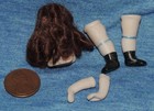 Vintage 1 12 Artist Miniature Bisque Dollhouse Doll Kit Victorian Child Girl