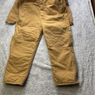 Carhartt X01 Brn Coveralls Mens 44 Short Brown Duck Quilt Lined Insulated Work