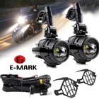Led Fog Lights Auxiliary Lights W  Relay For Bmw F900 F800 F700 F650 R1200 R1250