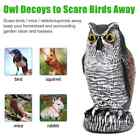 2pcs Owl Decoy Statue Protect Garden Yard Scare Birds Away Pigeon Repellent Scar