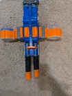 Nerf Gun N-strike Elite Rhino Fire Blaster Dual Feed 2 Barrel   2 Drums  tested 