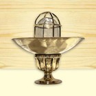 Nautical Marine Bulkhead Light Antique Brass Ceiling Vintage Fixture With Shade