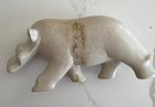 Hand Carved Rock Soapstone Hippopotamus Figurine