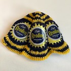 Vintage Reading Light Premium Beer Can Knit Crochet Bucket Hat Flaw