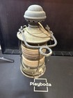 Antique Perko Marine Lantern  Cast Iron  Glass Fully Intact  Historic Piece