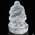 3 1  Quartz Rock Crystal Hand Carved Crystal Buddha Sculpture  Crystal Healing