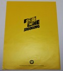  the Shining  Original Movie Premiere Souvenir Program Credit Sheet Very Rare   