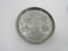 6 Vintage 3 5  Drink Coasters Everlast Forged Aluminum Leaves Vine Pattern Guc