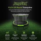 Jumpflex Flex 12  Round Trampoline  Outdoor Play Equipment   Safety Net   Ladder
