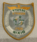 Dixie County Florida Sheriff Office No Spaced Letters Patch Unused