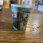 Alaska Inside Passage Souvenir Shot Glass Landmarks Animals