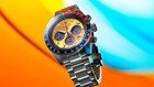 Seiko Prospex Speedtimer  pogue  Orange Dial Stainless Steel Watch Ssc947