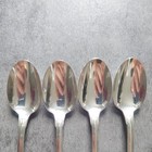 Christofle Vendome 4pcs Silverplate Flatware Demitasse Spoon Excellent