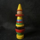Vintage Rare Htf 1990 Brio Stacking Clown Toy Baby Einstein Complete Set 