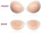 Silicone Breast Enhancement Pads Bra Inserts - Natural Look   Feel  size B To C 