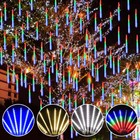 Solar Led Meteor Shower Rain Tree Lights String Light Party Outdoor Garden Decor