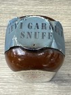 Vtg Levi Garrett   Sons Glass Scotch Rappee Snuff Jar Sealed