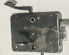 Antique Surface Mounted German Spoon Latch 4 x6  W  Working Iron Key 