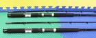 Okuma Classic Pro 8  6  Conventional Rod Chartreuse Tip 2pc Cpdr-86m-ct 2-pack 