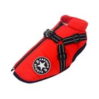 Pet Dog Waterproof Coat Autumn Winter Warm Padded Pet Puppy Jacket With Harness 