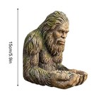 Bigfoot Bird Feeder  Resin Crafts Sculpture Station Birdfeeder Garden Decoration
