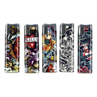 50 Pack Refillable Classic Cigarette Lighters Cool Tattoo Skull Fish - Wholesale