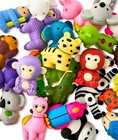 Pen   Gear    eraser Pals    Assorted Animal Shaped Erasers 25  partyfavor