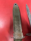 Vietnam War Era Us-m7 Bayonet Knife With Us M8ai Scabbard Lot A