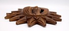Hand-carved Acacia Wood Sun Mask - 12 x11 x2  - Wall Decor From The Phllippines