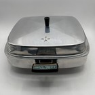 Vintage Handy Hannah Deluxe 12  Square Aluminum Electric Skillet Fryer Usa Works