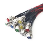 10 20 Car Boat Led Indicator Light 12v 1 8w Pilot Dash Panel Warning Single Lamp