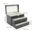 3-layer 18 Slot Eyeglass Sunglasses Storage Box Glasses Display Organizer Case