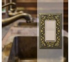 Filigree Metal Brass Gold Outlet Light Switch Plate Cover Wall Plate Rocker Gfci