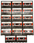 Sony Chf 90 Type I Cassette Lot Of 17 Vierge Tape Used 1978   81 Era