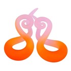 2pcs Double Twist Taper Hanger Plugs Purple Orange Graduated Color Spiral Gau   