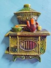 Pair Of Retro Stove Trivet Cheese Tray   Wall Plaque Lefton Vintage 60s Groovy  
