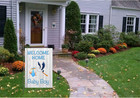 Welcome Home Baby Boy Garden Flag Baby Shower Birth Announcement Family Party   