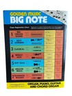 Golden Music Big Note Sheet Music Love And Blues Songs Vintage